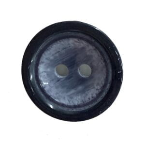 Blue Rimmed Button