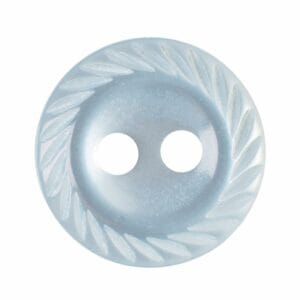 Pale Blue Fluted Edge