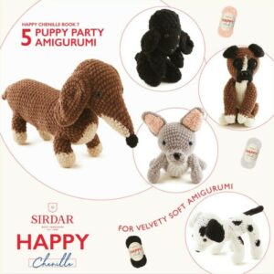 Sirdar Happy Chenille Book 7 Puppy Party