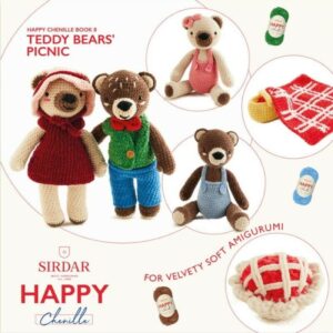 Sirdar Happy Chenille Book 8 Teddy Bears Picnic