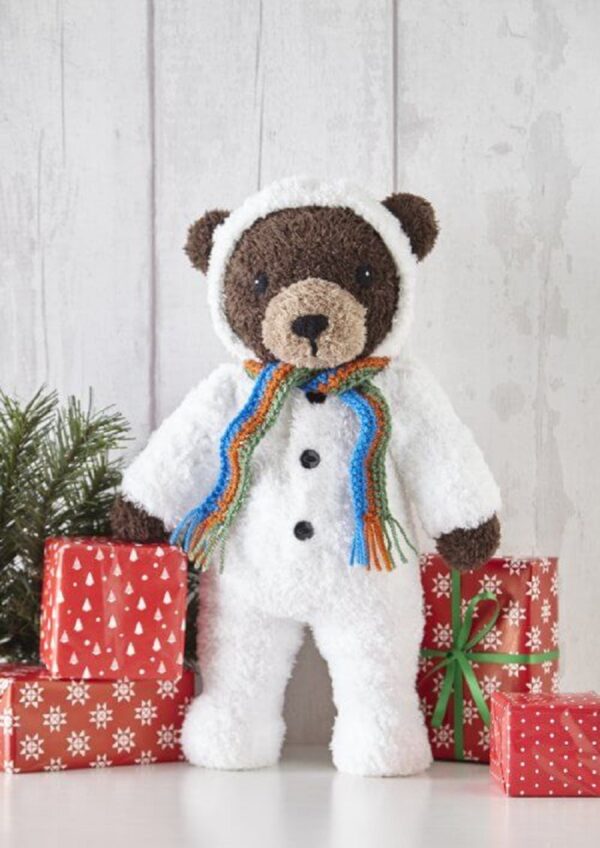 Christmas Crochet Book 7 Xmas Bear 6