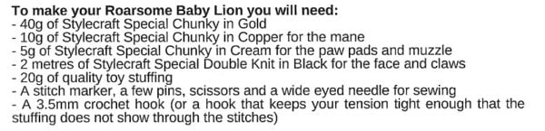 Www Baby Lion Instructions