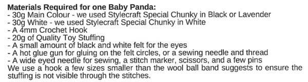 Www Baby Panda Instructions