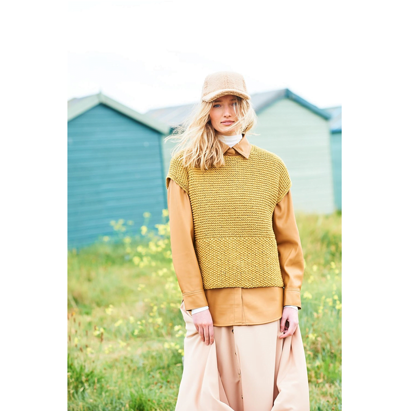 Stylecraft ReCreate Chunky Pattern 9945 Round & V Neck Tank Tops