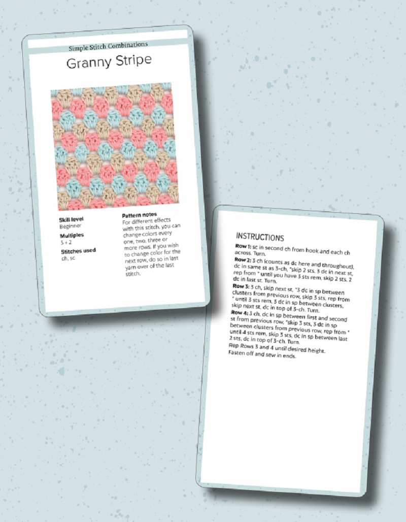 Bella Coco's Crochet Stitch Card Deck 3