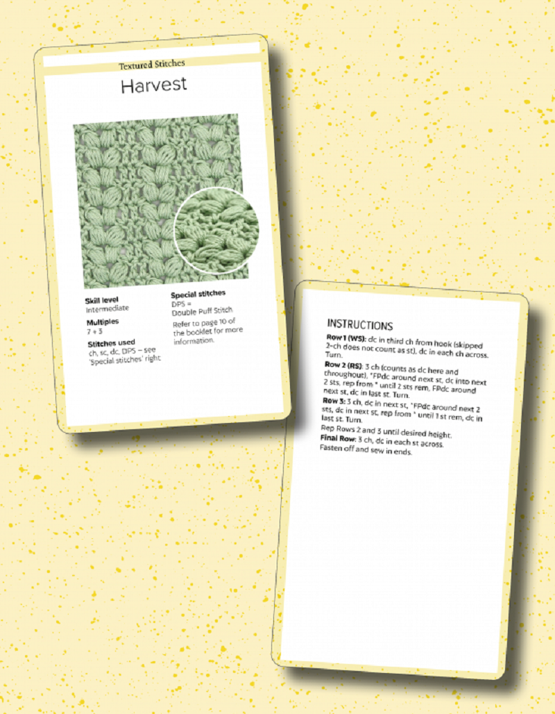 Bella Coco's Crochet Stitch Card Deck 4