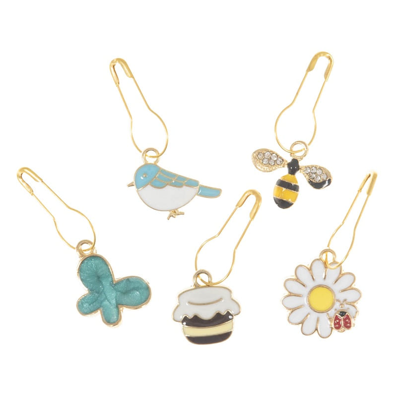 Charm Stitch Markers Bee Happy