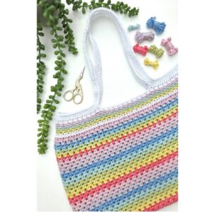 Candy Stripe Tote Bag