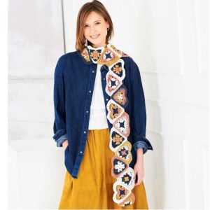 Stylecraft Heart Scarf Recreate