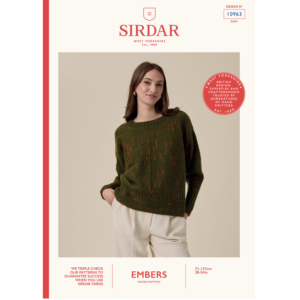 Sirdar Embers DK Knitting Pattern 10963