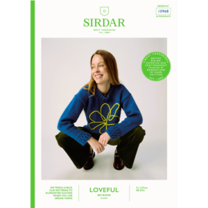 Sirdar Loveful Bio Blend Chunky Knitting Pattern 10968