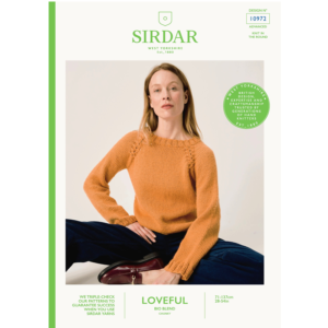 Sirdar Loveful Bio Blend Chunky Knitting Pattern 10972